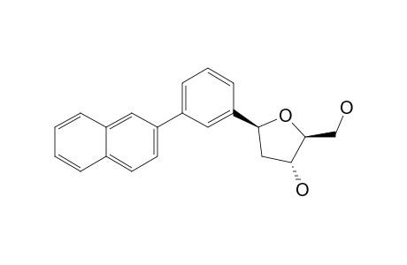1,2-DIDEOXY-1-BETA-[3-(2-NAPHTHYL)-PHENYL]-D-RIBOFURANOSIDE