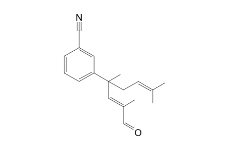 (E)-3-(2,4,7-trimethyl-1-oxooct-2,6-dien-4-yl)benzonitrile