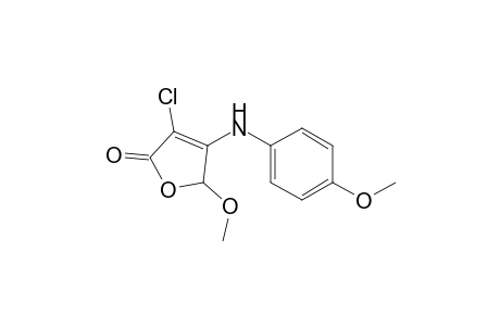 4-chloranyl-2-methoxy-3-[(4-methoxyphenyl)amino]-2H-furan-5-one