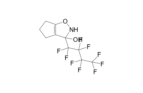 4,5-(Trimethylene)-2,3-dihydro-3-(perfluorobutyl)-3-hydroxyisoxazol