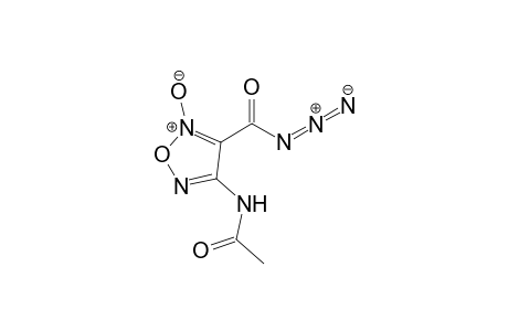 4-Acetylaminofuroxan-3-carboxylic acid azide