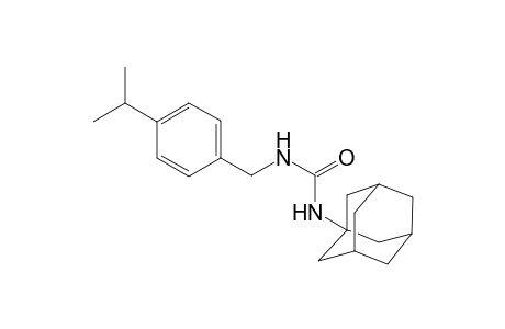 Urea, N-[[4-(1-methylethyl)phenyl]methyl]-N'-tricyclo[3.3.1.1(3,7)]dec-1-yl-