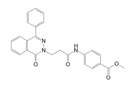 Benzoic acid, 4-[[1-oxo-3-[1-oxo-4-phenyl-2(1H)-phthalazinyl]propyl]amino]-, methyl ester