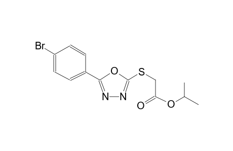 acetic acid, [[5-(4-bromophenyl)-1,3,4-oxadiazol-2-yl]thio]-, 1-methylethyl ester