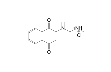 {N-(1',4'-Dihydro-1',4'-dioxonaphth-2'-yl)aminomethyl}-dimethylammonium chloride