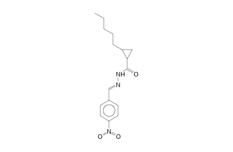 N'-[(Z)-(4-Nitrophenyl)methylidene]-2-pentylcyclopropanecarbohydrazide