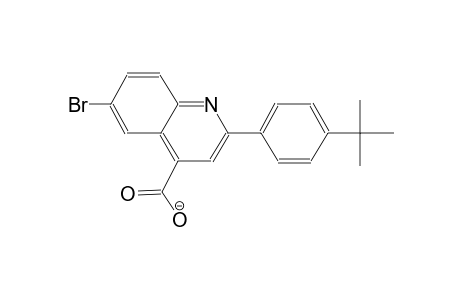 6-bromo-2-(4-tert-butylphenyl)-4-quinolinecarboxylate