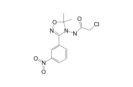 4-(CHLOROACETYLAMINO)-5,5-DIMETHYL-3-(PARA-NITROPHENYL)-DELTA-(2)-1,2,4-OXADIAZOLIN