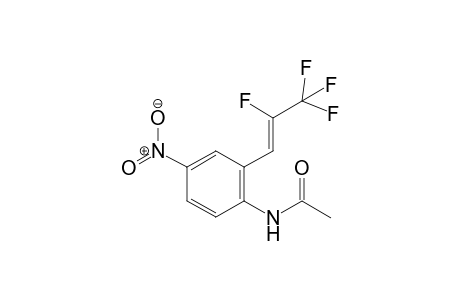 (Z)-N-(4-nitro-2-(2,3,3,3-tetrafluoroprop-1-en-1-yl)phenyl)acetamide