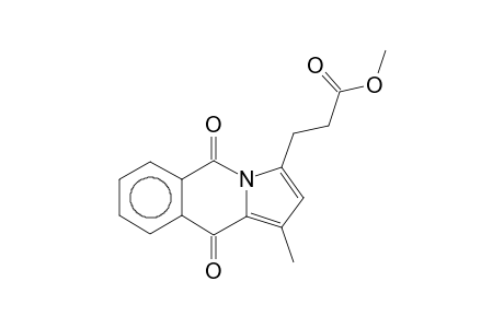 3-(1-Methyl-5,10-dioxo-5,10-dihydropyrrolo[1,2-b]isoquinolin-3-yl)propionic acid, methyl ester