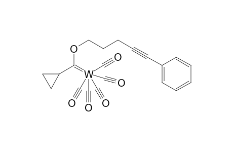 Pentacarbonyl[cyclopropyl(5-phenyl-4-pentynoxy)methylene]tungsten