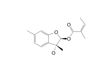 EUPATOBENZOFURAN;(Z)-[(2-S*,3-R*)-3-HYDROXY-3,6-DIMETHYL-2,3-DIHYDROBENZOFURAN-2-YL]-2-METHYLBUT-2-ENOATE