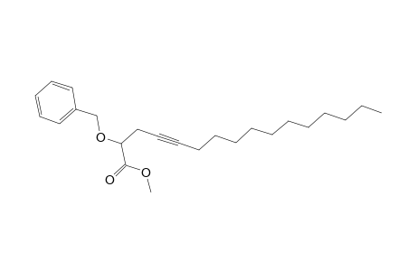 4-Hexadecynoic acid, 2-(phenylmethoxy)-, methyl ester
