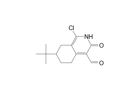 7-t-Butyl-1-chloro-4-formyl-5,6,7,8-tetrahydroisoquinolin-3(2H)-one