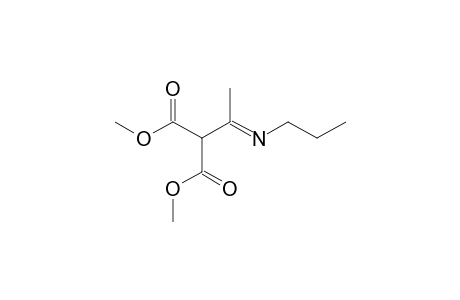 Dimethyl 2-((1Z)-N-[(Z)-propyl]ethanimidoyl)malonate