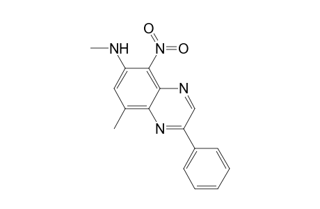 6-Methylamino-8-methyl-5-nitro-2-phenylquinoxaline