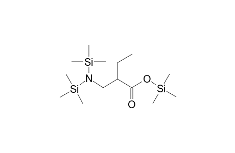Alanine <.beta.-, 2-ethyl->, tri-N,N,O-TMS