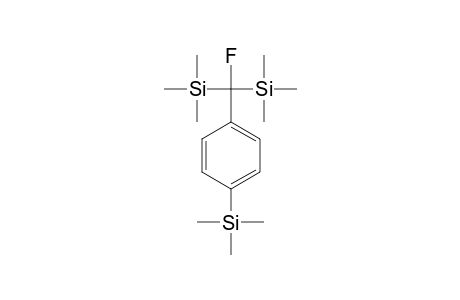 1-[Fluoro-bis(trimethylsilyl)methyl]-4-(trimethylsilyl)benzene