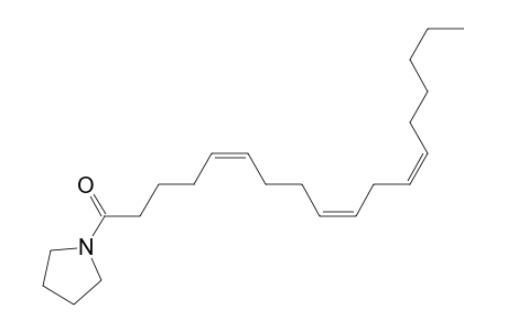 (5Z,9Z,12Z)-1-pyrrolidin-1-yloctadeca-5,9,12-trien-1-one