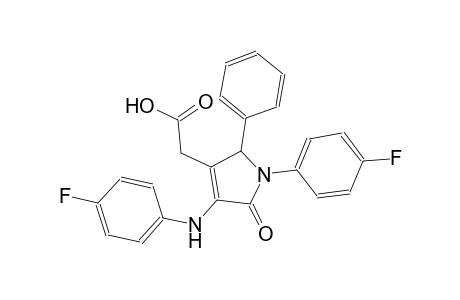 2-[1-(4-fluorophenyl)-4-[(4-fluorophenyl)amino]-5-oxidanylidene-2-phenyl-2H-pyrrol-3-yl]ethanoic acid