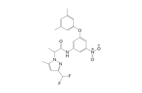 2-[3-(difluoromethyl)-5-methyl-1H-pyrazol-1-yl]-N-[3-(3,5-dimethylphenoxy)-5-nitrophenyl]propanamide