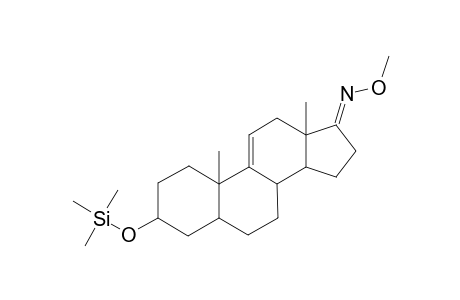 Androst-9(11)-en-17-one, 3-[(trimethylsilyl)oxy]-, O-methyloxime, (3.alpha.,5.alpha.)-
