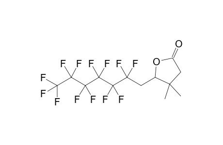 3,3-Dimethyl-4-(2,2,3,3,4,4,5,5,6,6,7,7,7-tridecafluoroheptyl)-.gamma-butyrolactone