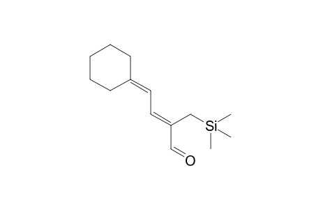 (Z)-4-Cyclohexylidene-2-(trimethylsilylmethyl)but-2-enal