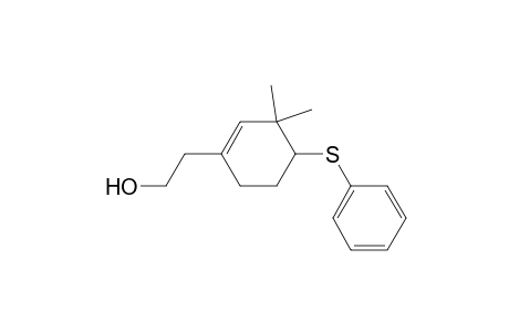 1-Cyclohexene-1-ethanol, 3,3-dimethyl-4-(phenylthio)-