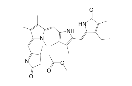 21H-Biline-3-acetic acid, 17-ethyl-1,2,3,19,23,24-hexahydro-3,7,8,12,13,18,21-heptamethyl-1,19- dioxo-, methyl ester, (4E)-(.+-.)-