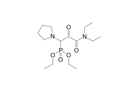 3-diethoxyphosphoryl-N,N-diethyl-2-keto-3-pyrrolidin-1-yl-propionamide