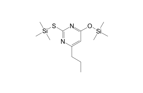 6-Propyl-2-thiouracil, s2,o4-bis(trimethylsilyl)