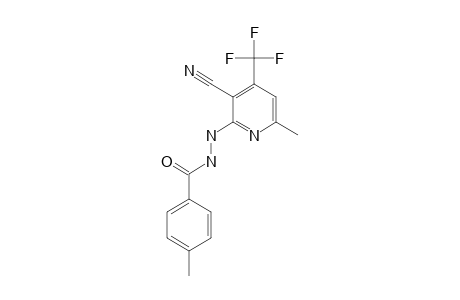 N'-[3-cyano-6-methyl-4-(trifluoromethyl)pyridin-2-yl]-4-methylbenzohydrazide
