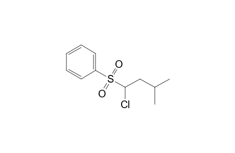 1-Chloro-3-methylbutyl phenyl sulfone
