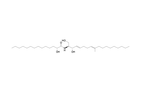 (2S,2'R,3R,4E,8E)-N-2'-Hydroxytetradecanoyl-2-amino-9-methyl-4,8-octadecadiene-1,3-diol