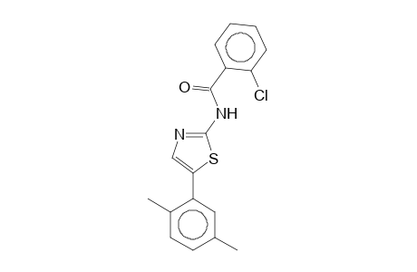 2-Chloro-N-[5-(2,5-dimethylphenyl)-1,3-thiazol-2-yl]benzamide