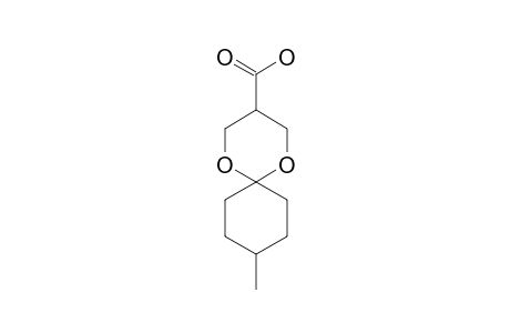 3-CARBOXY-9-METHYL-1,5-DIOXASPIRO-[5,5]-UNDECANE