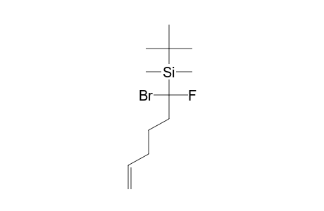 1-Bromo-1-(tert-butyldimethylsilyl)-1-fluorohex-5-ene