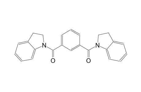 1-[3-(2,3-dihydro-1H-indol-1-ylcarbonyl)benzoyl]indoline