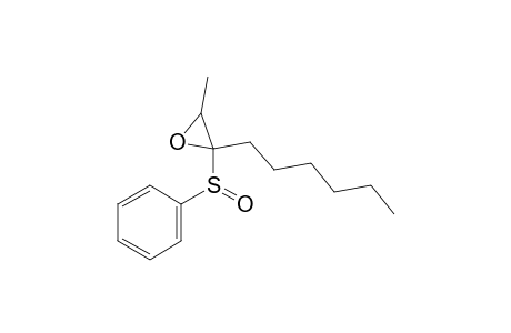 Oxirane, 2-hexyl-3-methyl-2-(phenylsulfinyl)-