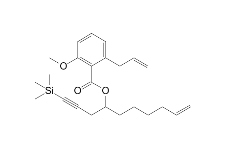 1'-[3"-(Trimethylsilyl)prop-2''-ynyl]hept-6'-enyl 2-Allyl-6-methoxybenzoate