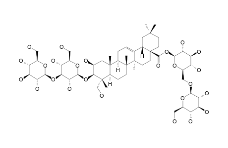 ASTERBATANOSIDE-H;#3;3-O-BETA-D-GLUCOPYRANOSYL-(1->3)-BETA-D-GLUCOPYRANOSYL-BAYOGENIN-28-O-BETA-D-GLUCOPYRANOSYL-(1->6)-BETA-D-GLUCOPYRANOSIDE