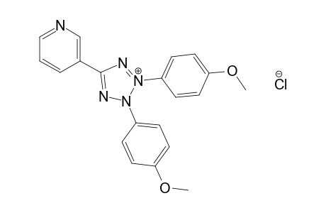 2,3-bis(p-methoxyphenyl)-5-(3-pyridyl)-2H-tetrazolium chloride