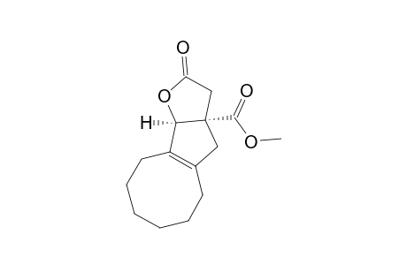 Methyl 2-oxo-3,3a,4,5,6,7,8,9,10,10b-decahydro-2H-cycloocta[4,5]cyclopenta[1,2-b]furan-3a-carboxylate