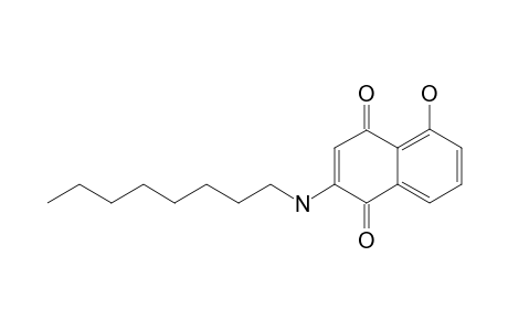 2-OCTYLAMINO-5-HYDROXY-1,4-NAPHTHOQUINONE