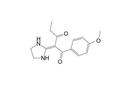 2-(2-imidazolidinylidene)-1-(4-methoxyphenyl)pentane-1,3-dione