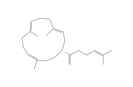 1,5,9-Cyclotetradecatriene, 1,5,9-trimethyl-12-(5-methyl-1-methylene-4-hexenyl)-, [R-(Z,E,E)]-