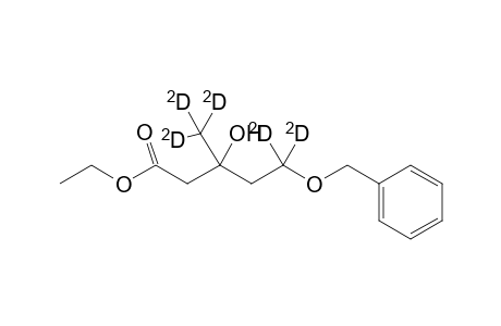 Ethyl[5,5,6,6,6-2H5]-5-(Benzyloxy)-3-hydroxy-3-methylpentanoate