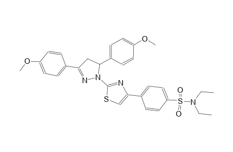 benzenesulfonamide, 4-[2-[4,5-dihydro-3,5-bis(4-methoxyphenyl)-1H-pyrazol-1-yl]-4-thiazolyl]-N,N-diethyl-