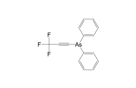 Arsine, diphenyl(3,3,3-trifluoro-1-propynyl)-